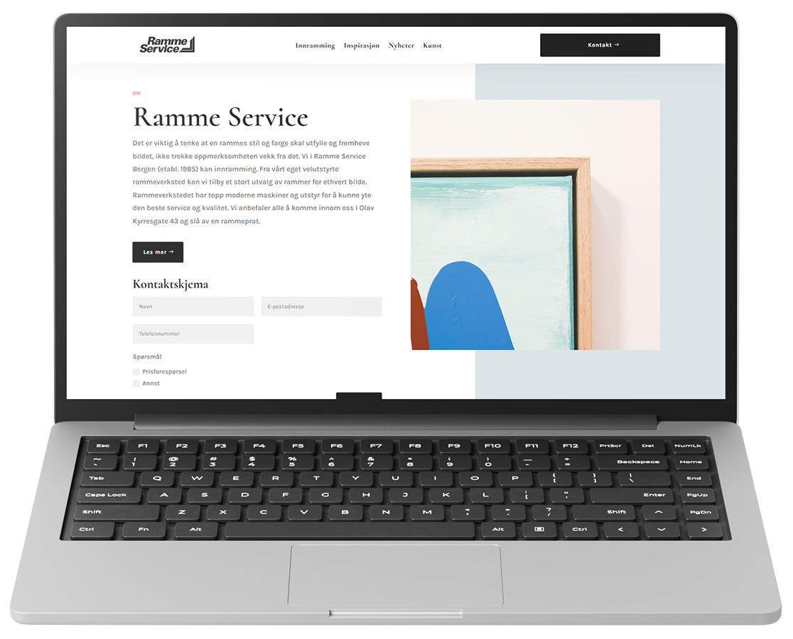 Rammeservice WordPress